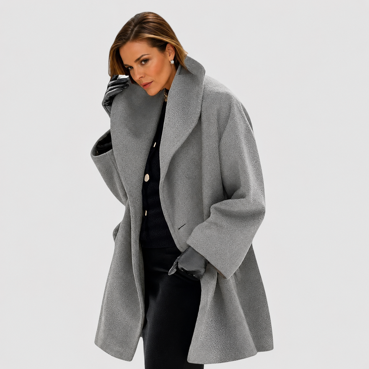 Women's Elegant Windproof Relaxed Fit Winter Coat