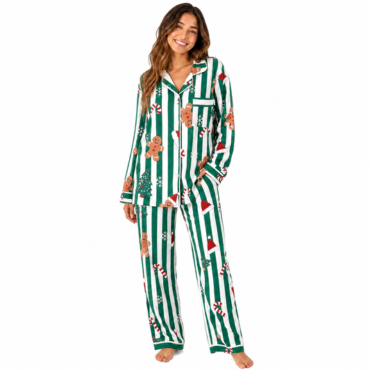 Women's Christmas Pajama Set Long Sleeve & Pants
