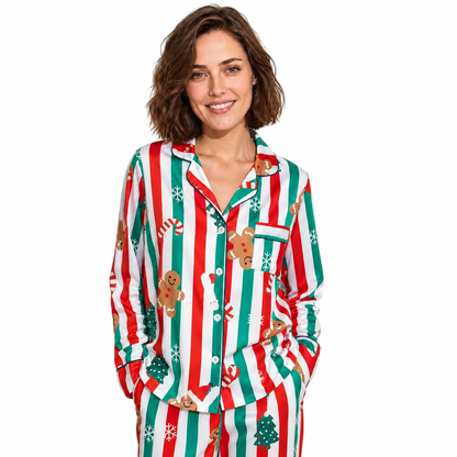 Women's Christmas Pajama Set Long Sleeve & Pants