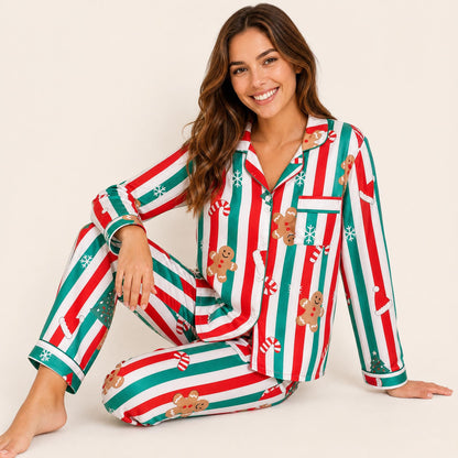 Women's Christmas Pajama Set Long Sleeve & Pants